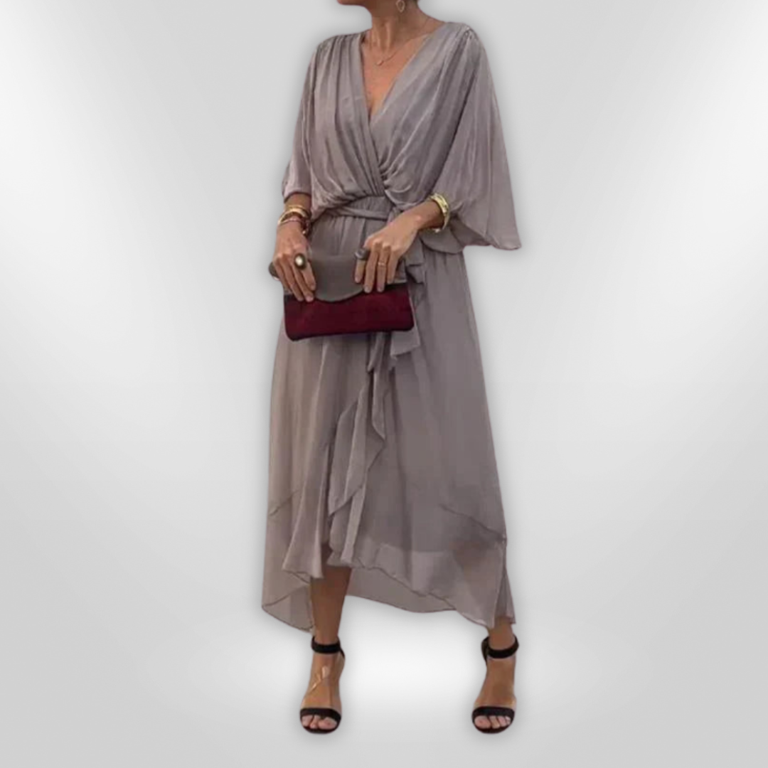 MONICA | robe en mousseline de soie