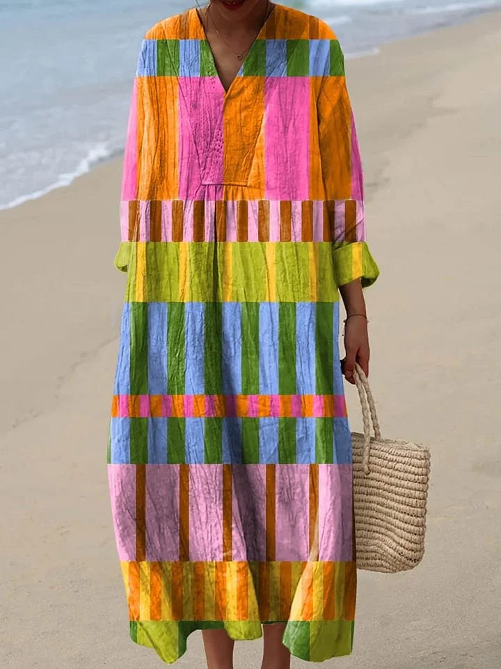 Géraldine™ | Robe colorée et confortable