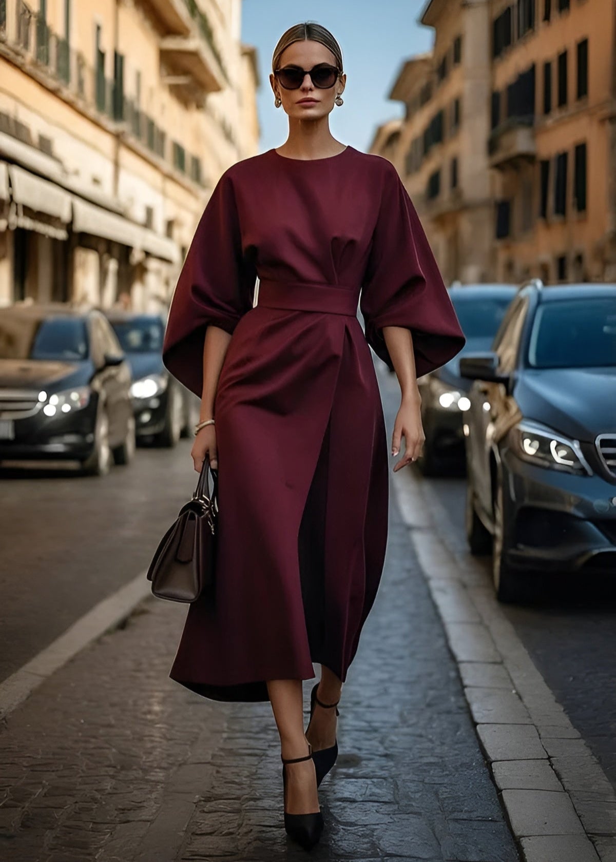 La plus élégante des robes à manches