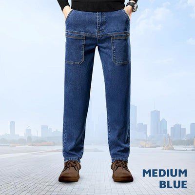 Confortables Poches Multiples Durable Cargo Jeans