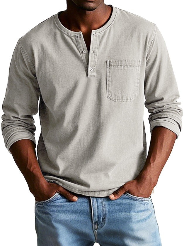 T-shirt boutonné