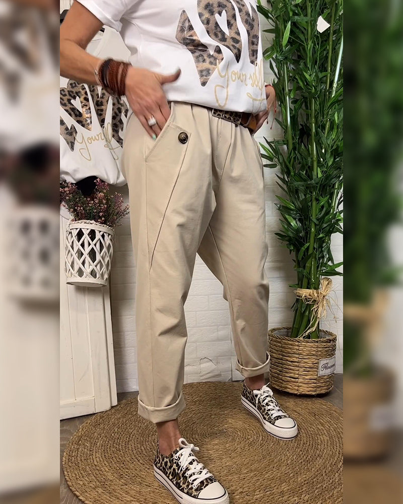 Pantalon Harem Crayon