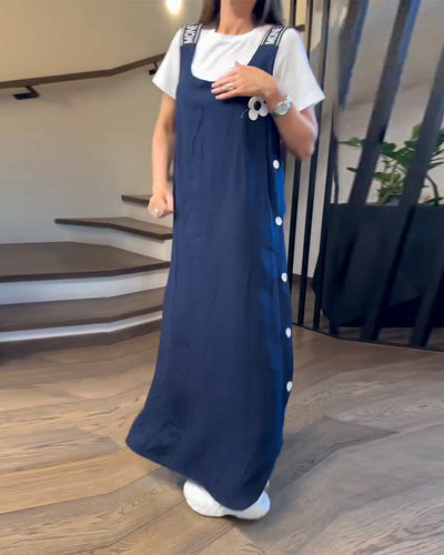 Robe Décontractée Et Tendance Bretelle