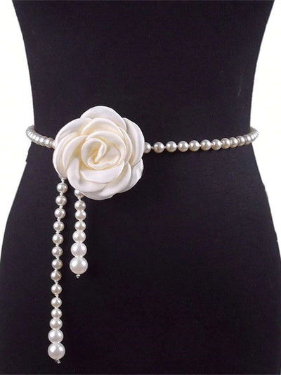 Chaîne de taille en fleur de camélia