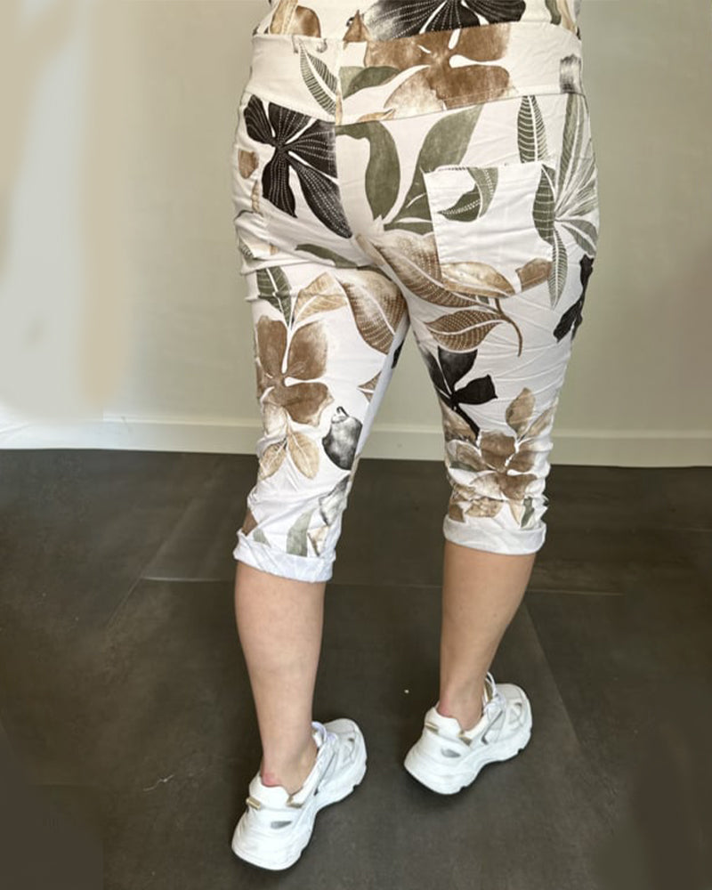 Pantalon Mode Imprimé Skinny Casual