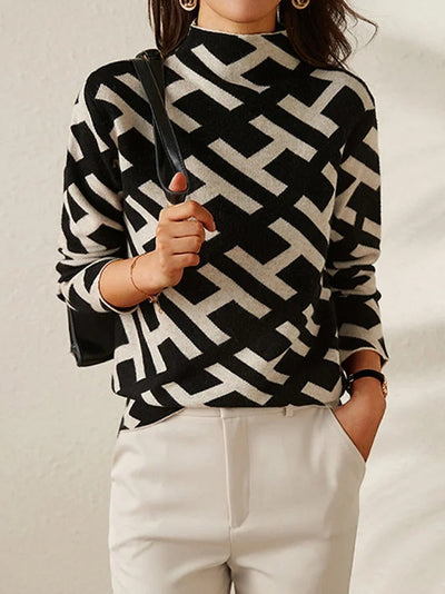 Mads™ | Elegant og Moderne Højhalset Sweater
