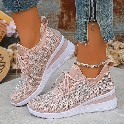 Clara | Baskets orthopédiques avec strass scintillants