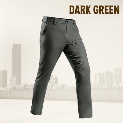 Pantalon Actif Khaki Pour Homme Avec Ceinture Extensible