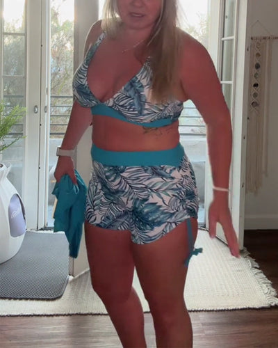 Bikini Élégant Et Polyvalent Loisir Deux Pièces