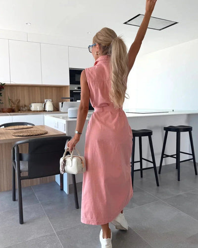 DANI - ROBE LONGUE EN DENIM