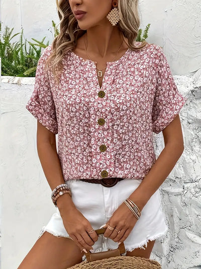 Brigitte | blouse charmante avec des fleurs