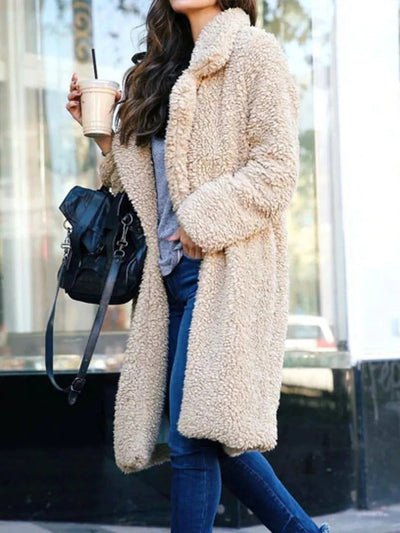 Manteau Douillet | Effet Mouton | Chaleur Stylée