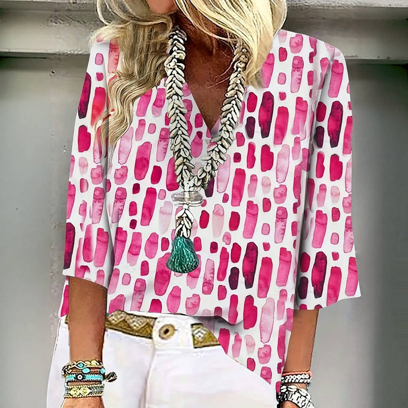 Blouse d'été "Fête de jardin" – Douce & chic