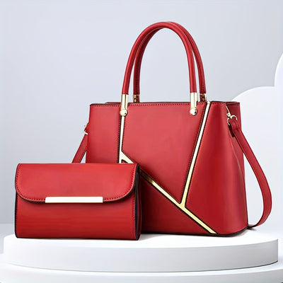 Amanda - Élégant ensemble de sacs à main 2 pièces pour un look d'automne chic