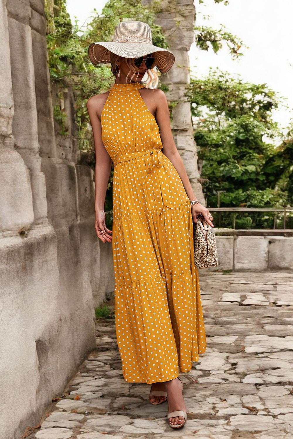 Solène | Robe d'été Dos nu pour femme | Maxi