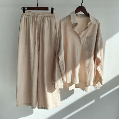Morgane™ | Ensemble Coton-lin Élégance Confort