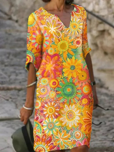 Abby | Robe D'Été À Fleurs Pour Femmes | Min