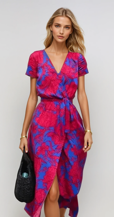 Chloé - Robe D'Été Col V En Tissu Léger