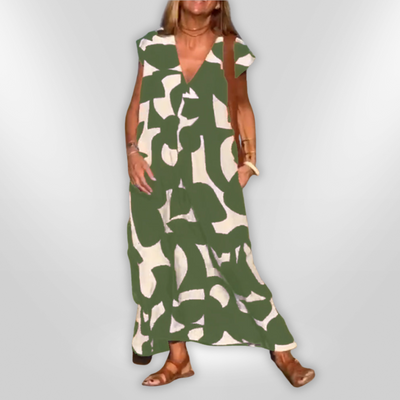 STÉPHANIE | robe à col en V