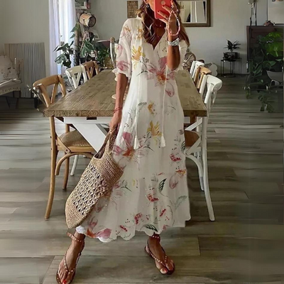 Éléanor - Maxi-Robe Fleurie Pour Les Événements De L'Été