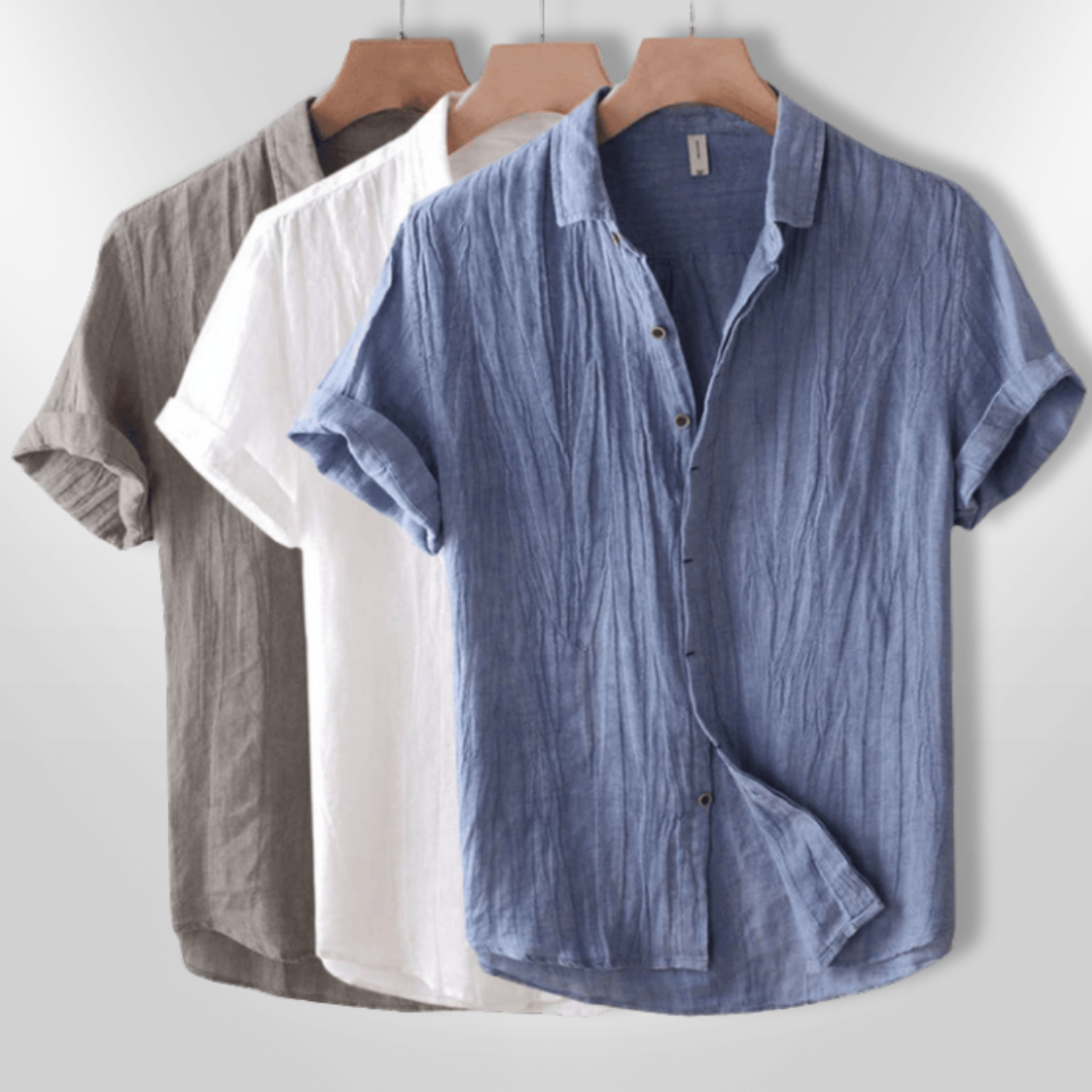 WELLINGTON | Chemise en lin à manches courtes