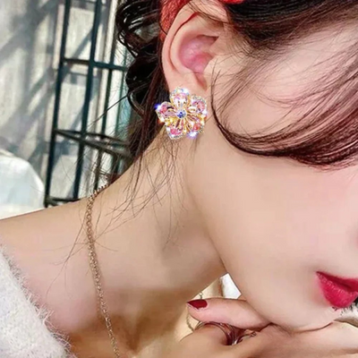 Naëlle™ | Boucles zircon multicolores