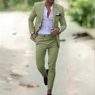 Viktor | Ensemble costume en lin pour un style raffiné