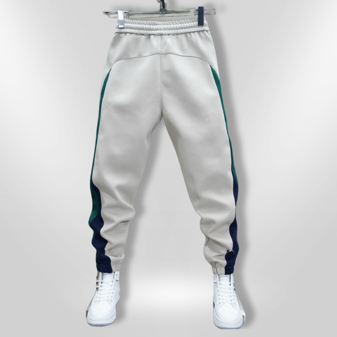 SIMON | Pantalon Tendance à Rayures Contrastées