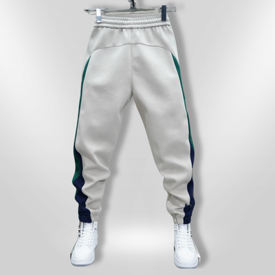 SIMON | Pantalon Tendance à Rayures Contrastées