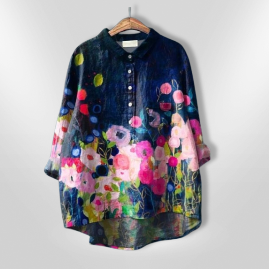 LILA | Chemisier à imprimé floral