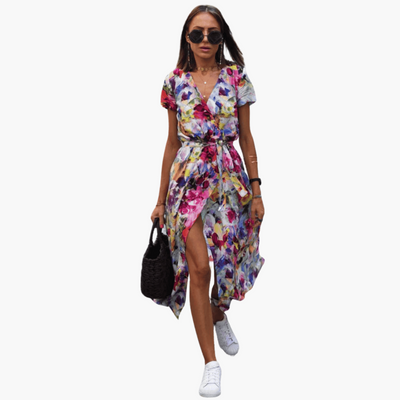 Pauline | Robe portefeuille élégante