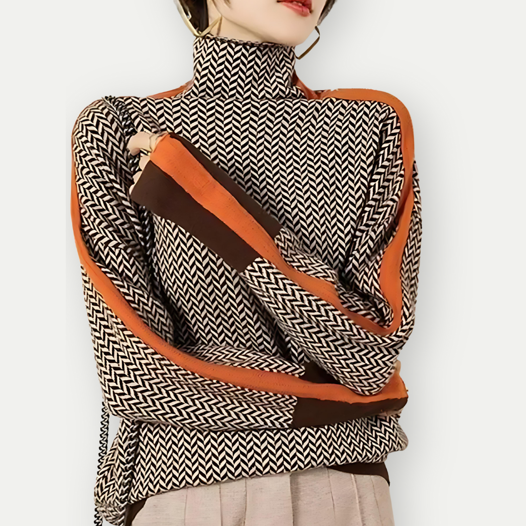 Jana™ - Pull à col roulé moderne et élégant