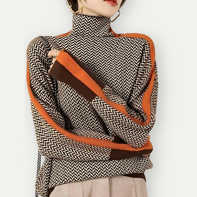 Jana™ - Pull à col roulé moderne et élégant