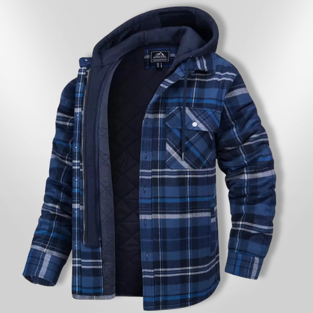 JOHN | Manteau à carreaux pour homme