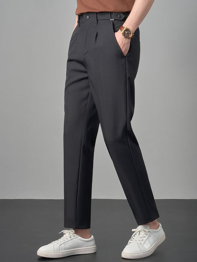 Pantalon Fuselé Élégant à Taille Mi-Haute