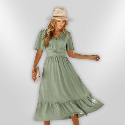 RENATA | robe à col en v