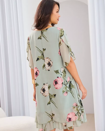 AMELIN - Robe élégante en mousseline