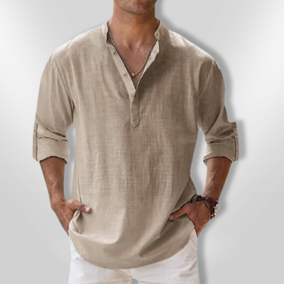 ADOLF | Polo en lin pour homme