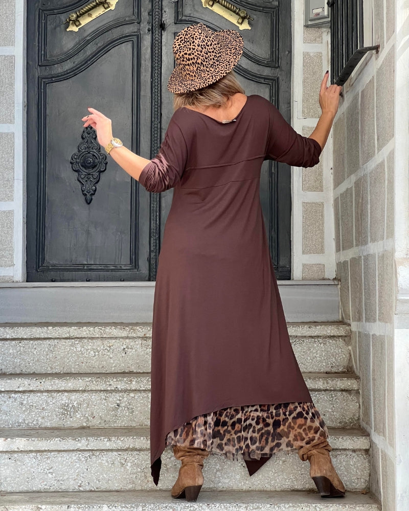 BORENA - ROBE TUNIQUE ÉLÉGANTE