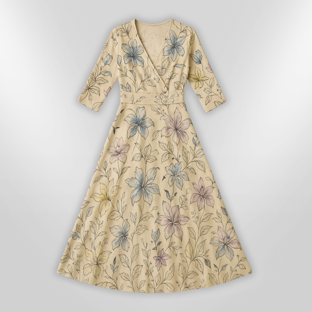 ELEANOR | Robe Florale Fluide