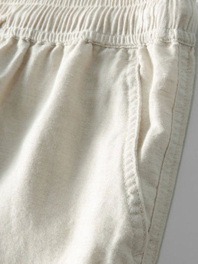 Chemise jacquard cubaine et pantalon en lin