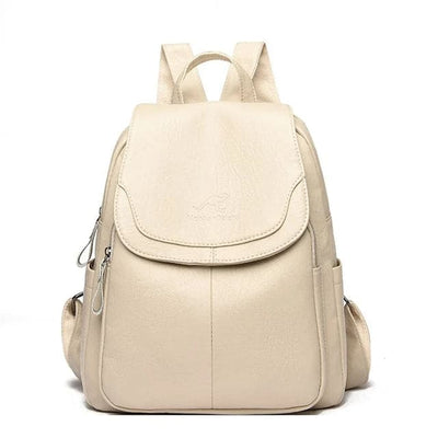 Sac à dos en cuir antivol pour femmes élégantes | Edah