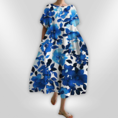 ZARA | robe à fleurs