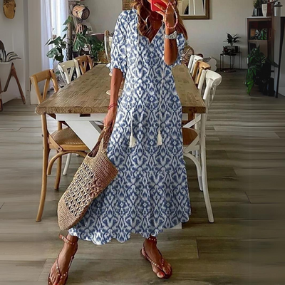 Éléanor - Maxi-Robe Fleurie Pour Les Événements De L'Été