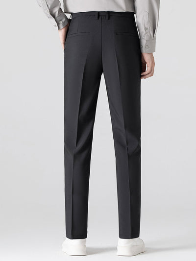 Pantalon Ajusté Fuselé en Tissu Léger