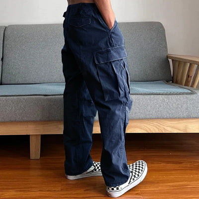 Pantalon cargo ample et résistant