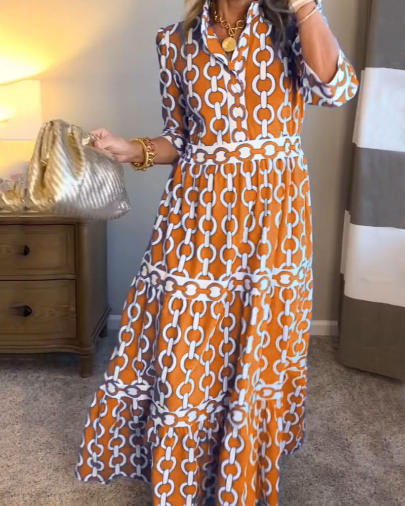 NAELIA - ROBE IMPRIMÉE BOHO