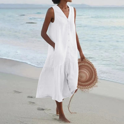 Lena | Robe de plage Confortable pour femme | Mini