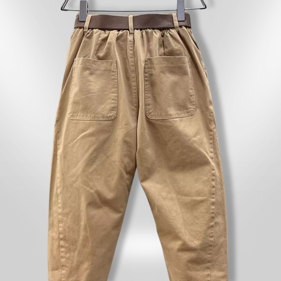 RIMO | Pantalon Décontracté avec Ceinture
