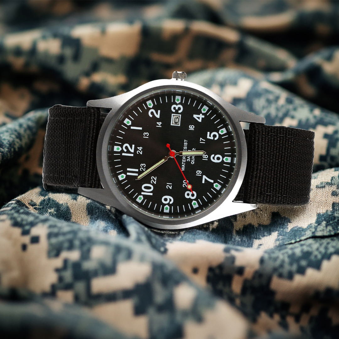 Montre Décontractée d’Inspiration Militaire